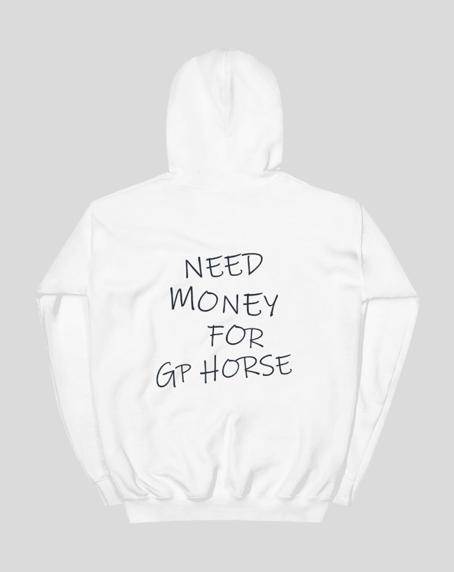 GP HORSE HOODIE WHITE