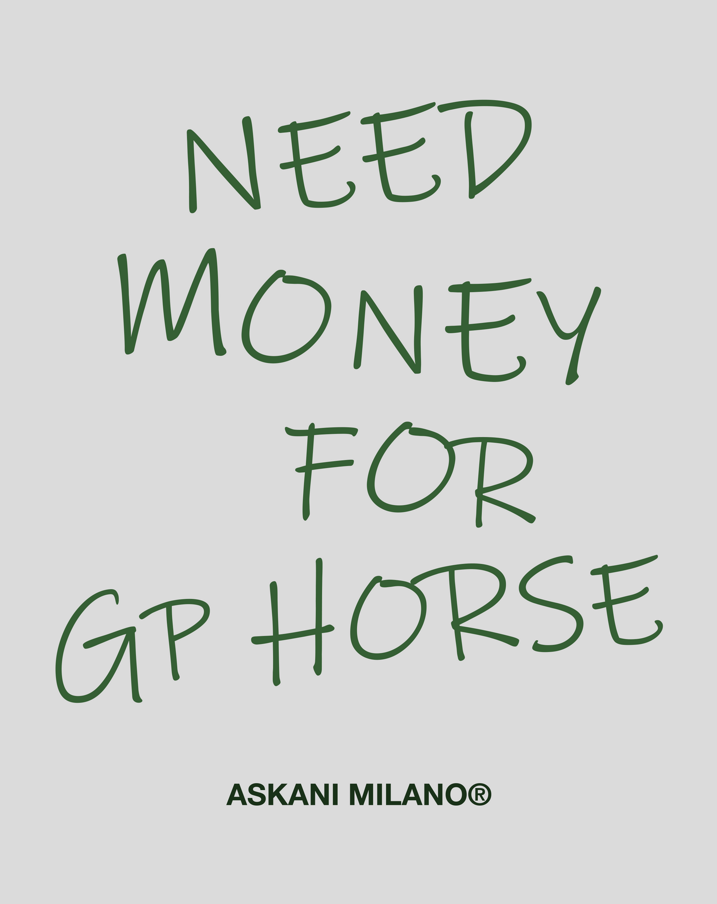 GP HORSE HOODIE GREEN