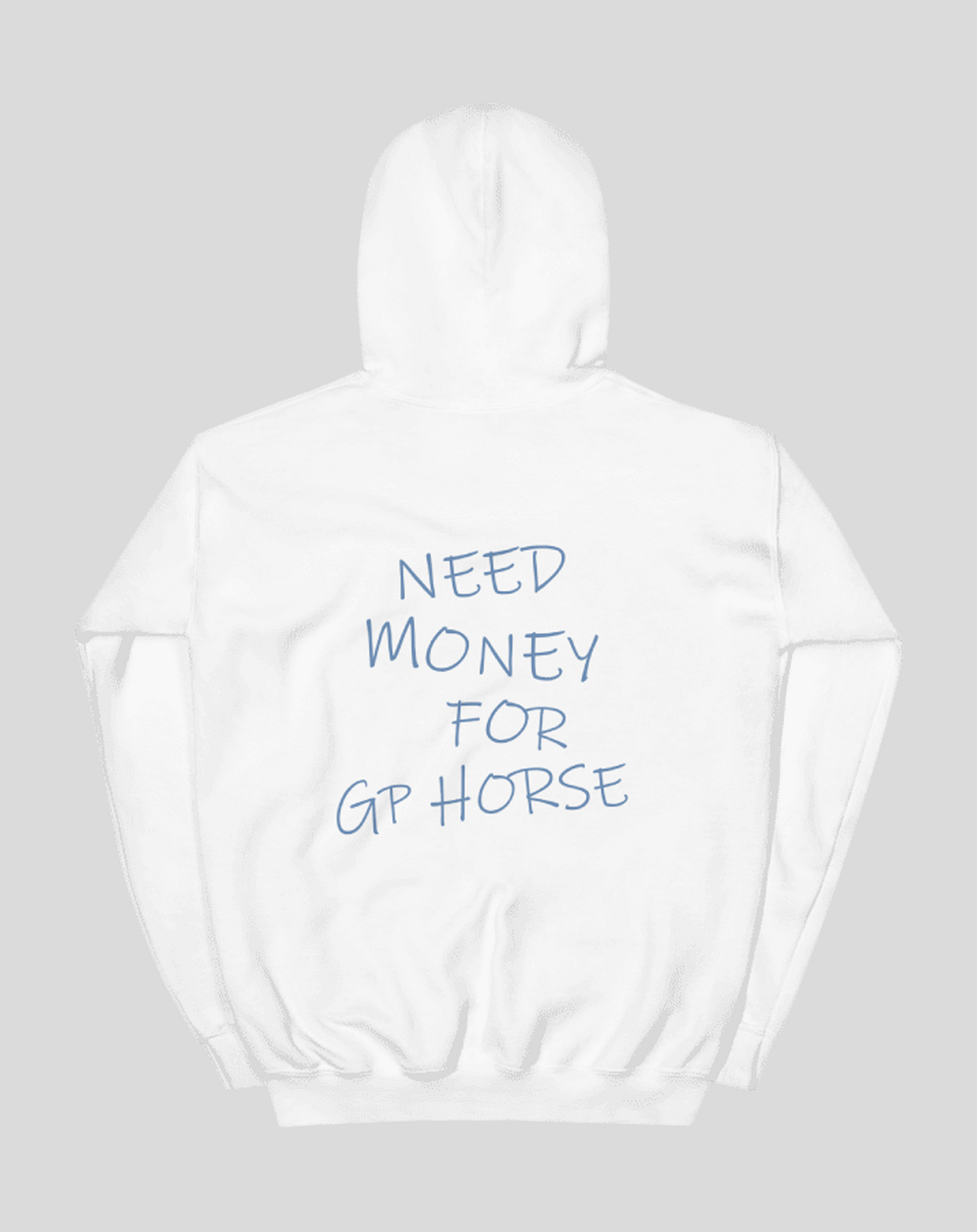 GP HORSE HOODIE LIGHT BLUE