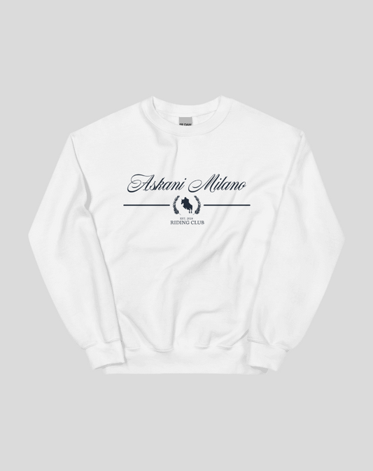 RIDING CLUB HOODIE WHITE